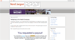 Desktop Screenshot of nerdjargon.com