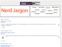 Tablet Screenshot of nerdjargon.com